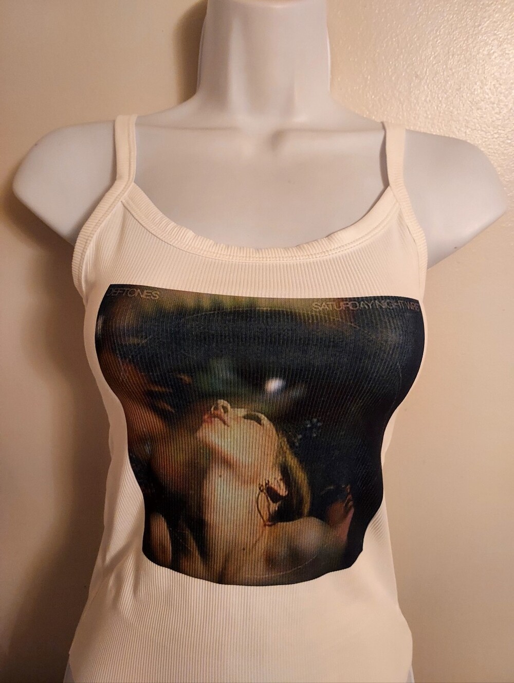 deftones cropped tank top Saturday night wrist deftones shirt deftones tank top